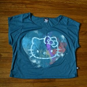 Hello Kitty Graphic Crop Tee